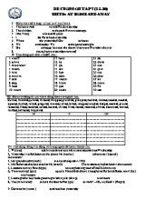Đề cương ôn tập Tiếng anh lớp 7 - Năm học 2015-2016